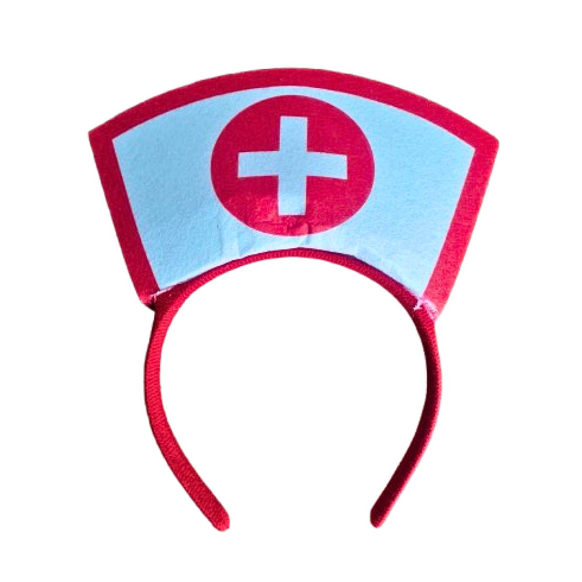 Kit Tiara Fantasia Acessório Cosplay Enfermeira Kit Tiara Fantasia Acessório Cosplay Enfermeira